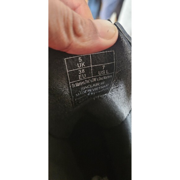 Dr. Martens Women's Sinclair Hi Platform Floral Leather Size US 7 Lace Up & Zip - Picture 2 of 10